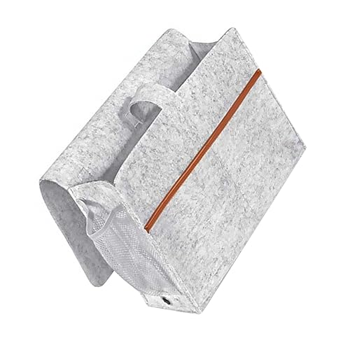 FUNNETOYU Faltbare Filz Aufbewahrungstasche zum Einhängen Vielseitiger Betttaschen Organizer für Studenten Platzsparend Waschbar Geeignet für Sofa Bett Schreibtisch und Nachttisch