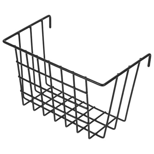 DECHOUS Multifunktionaler Stapelbarer Bettregal Korb aus Stabilem Metallgitter Platzsparender Aufbewahrungskorb zum Einhängen Am Nachttisch für Wohnheim Büro und Schlafzimmer