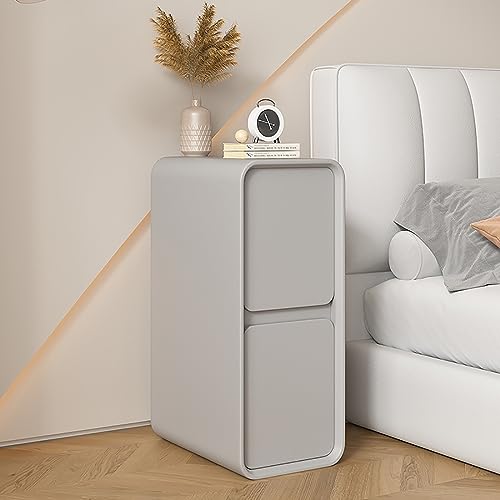 Schmaler Nachttisch mit Schublade, kleiner Nachttisch, kompakter Nachttisch (Farbe: B, Größe: 30 cm) – stilvolle Aufbewahrungslösung für Schlafzimmer, Wohnzimmer oder Home Office
