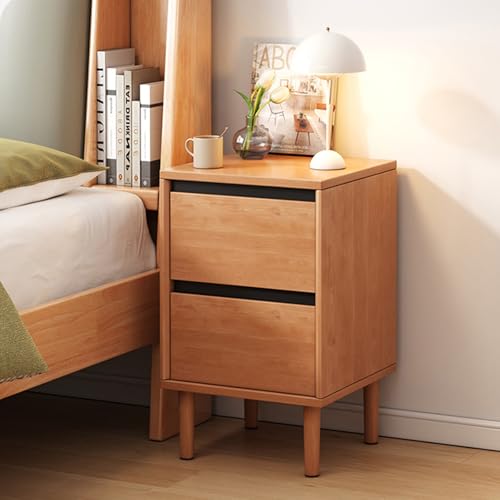 Nachttisch aus Holz, ultraschmales Regal, Aufbewahrungsschrank for das Schlafzimmer im Haushalt(25CM)