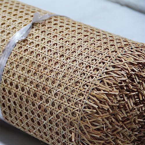 Natürliches Rattan-Gurtband für Möbelreparatur, 35100 cm breit, gewebtes Wiener Netz, für Stuhl, Nachttisch, Kommode, DIY-Restaurierungsprojekt e