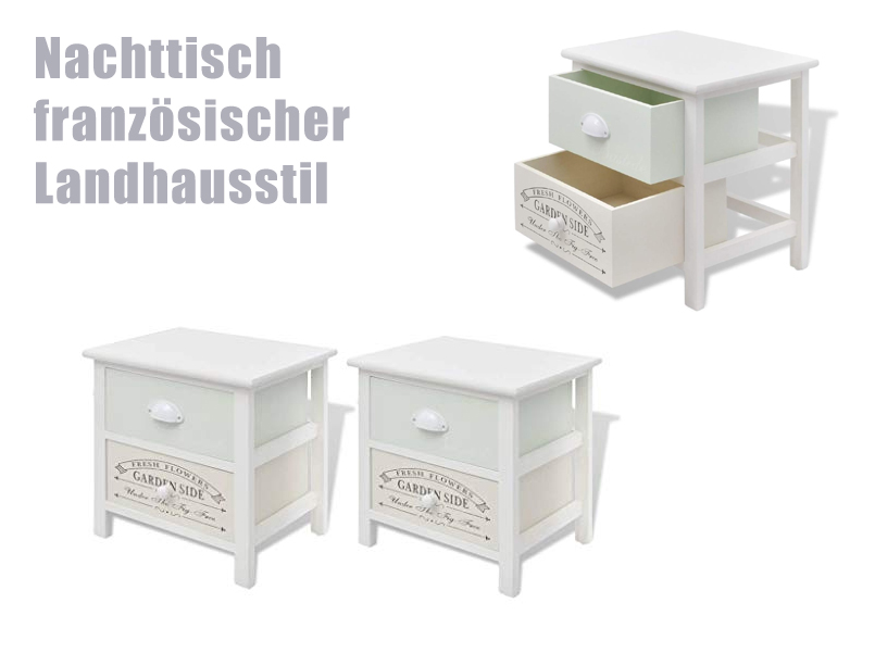 Nachttisch französischer Landhausstil