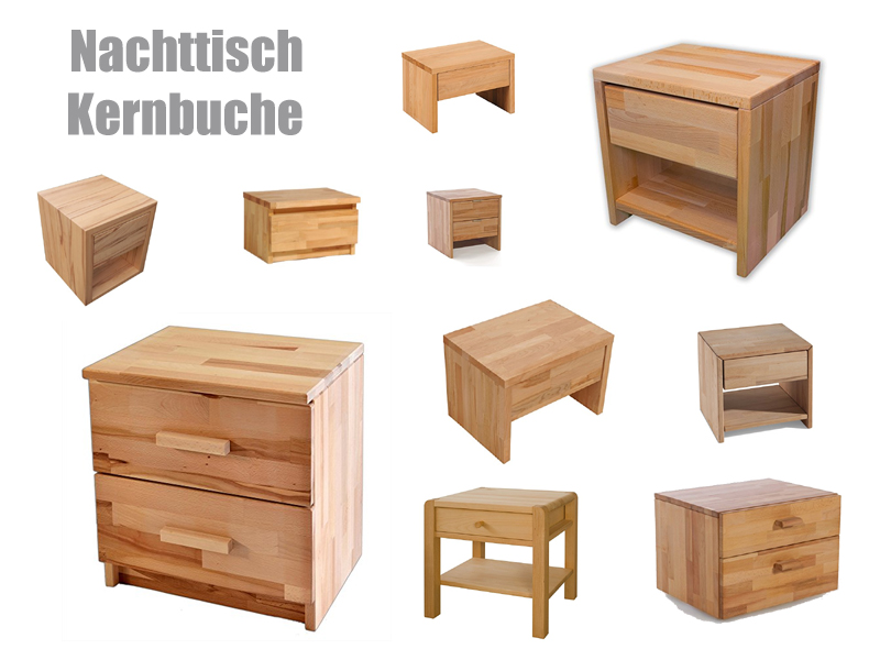 Nachttisch Kernbuche