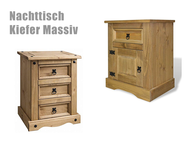 Nachttisch Kiefer massiv